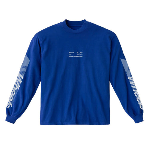Wheels Blue long Sleeve Tee